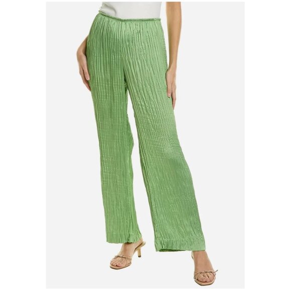 Vince NWT Crushed Green Pull On Pants Sz XL